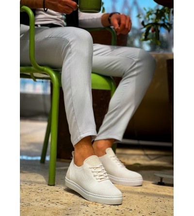 KB-101 Kuback Beyaz Triko Bağcıklı Günlük Erkek Ayakkabı KB-101 Kuback Beyaz Triko Bağcıklı Günlük Erkek Ayakkabı