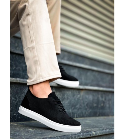 KB-101 Kuback Siyah Triko Bağcıklı Günlük Erkek Ayakkabı