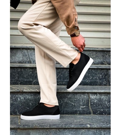 KB-101 Kuback Siyah Triko Bağcıklı Günlük Erkek Ayakkabı