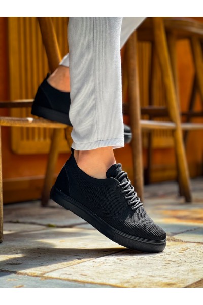 KB-101 Kuback Kömür Triko Bağcıklı Günlük Erkek Ayakkabı