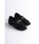 KB-021 Kuback Siyah Triko Siyah Taban G Toka  Günlük Kadın Ayakkabı