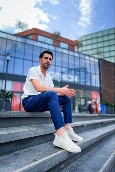 KB-X204 Kuback Bej Keten Bej Yüksek Taban Günlük Erkek Spor Ayakkabı KB-X204 Kuback Bej Keten Bej Yüksek Taban Günlük Erkek Spor Ayakkabı