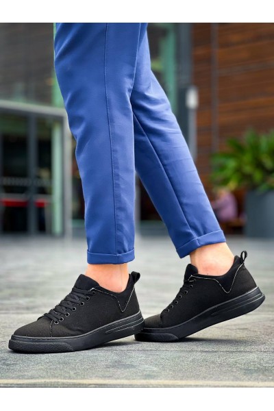 KB-X204 Kuback Siyah Keten Siyah Yüksek Taban Günlük Erkek Spor Ayakkabı KB-X204 Kuback Siyah Keten Siyah Yüksek Taban Günlük Erkek Spor Ayakkabı