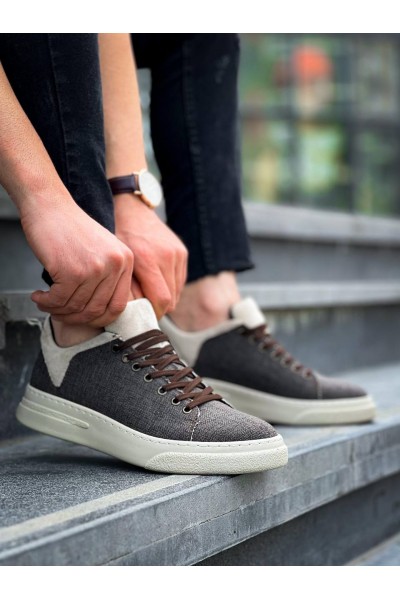 KB-X204 Kuback Taba Bej Keten Bej Yüksek Taban Günlük Erkek Spor Ayakkabı KB-X204 Kuback Taba Bej Keten Bej Yüksek Taban Günlük Erkek Spor Ayakkabı