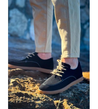 KB-X5 Kuback Siyah  Süet Bağcıklı  Günlük Erkek Ayakkabı