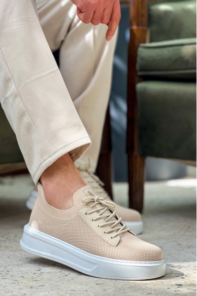 KB-116 Kuback Bej Bağcıklı Triko Günlük Erkek Ayakkabı KB-116 Kuback Bej Bağcıklı Triko Günlük Erkek Ayakkabı