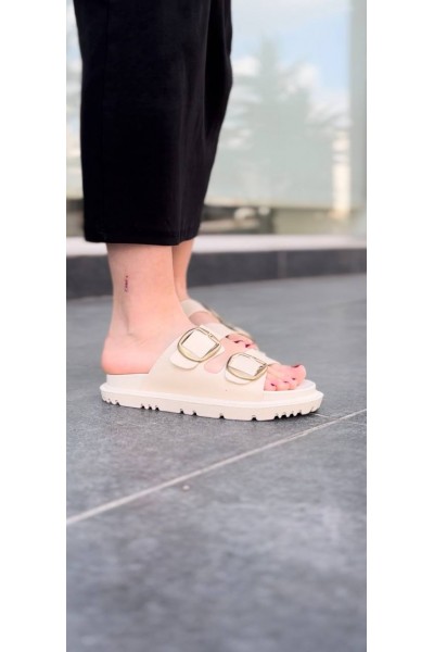 KBTX-1 Kuback Bej Günlük Kadın Terlik