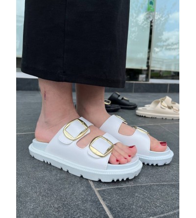 KBTX-1 Kuback Beyaz Günlük Kadın Terlik