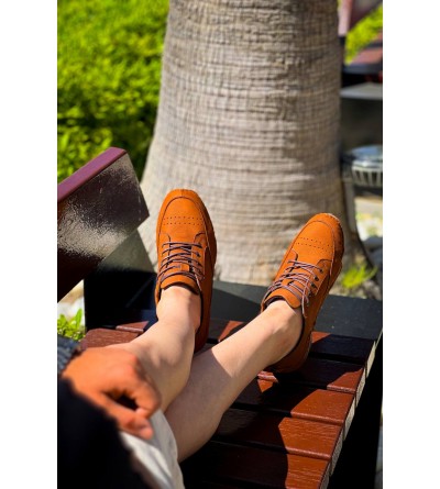 KBDX1 Kuback Taba Deri Günlük Erkek Ayakkabı