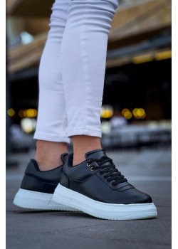 KB-X20 Kuback Siyah Cilt Günlük Erkek Ayakkabı