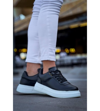 KB-X20 Kuback Siyah Cilt  Günlük Erkek Ayakkabı