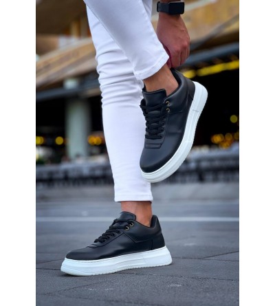 KB-X20 Kuback Siyah Cilt  Günlük Erkek Ayakkabı