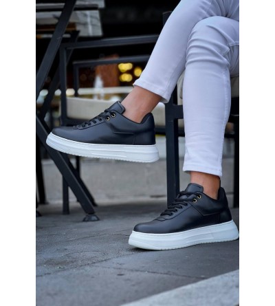 KB-X20 Kuback Siyah Cilt  Günlük Erkek Ayakkabı