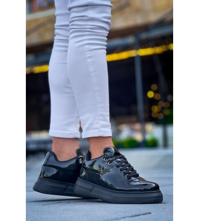 KB-X20 Kuback Kömür Rugan  Günlük Erkek Ayakkabı