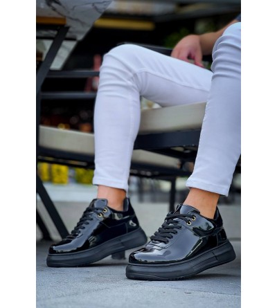 KB-X20 Kuback Kömür Rugan  Günlük Erkek Ayakkabı