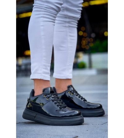 KB-X20 Kuback Kömür Rugan  Günlük Erkek Ayakkabı