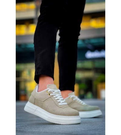 KB-X20 Kuback Bej Süet  Günlük Erkek Ayakkabı