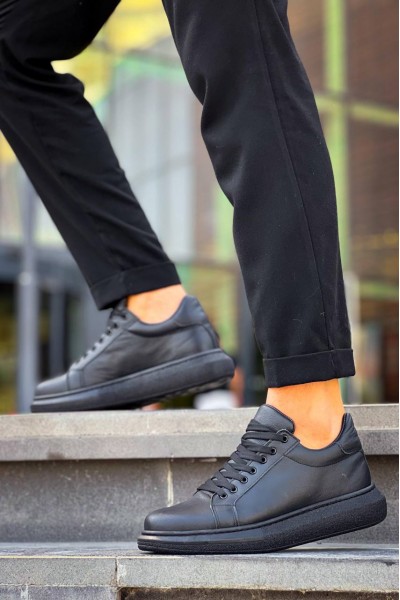 KB-DX46 Kuback Kömür Deri  Günlük Erkek Ayakkabı