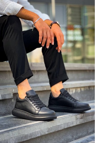 KB-DX46 Kuback Kömür Deri  Günlük Erkek Ayakkabı