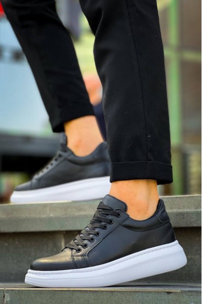 KB-DX46 Kuback Siyah Deri Günlük Erkek Ayakkabı KB-DX46 Kuback Siyah Deri Günlük Erkek Ayakkabı