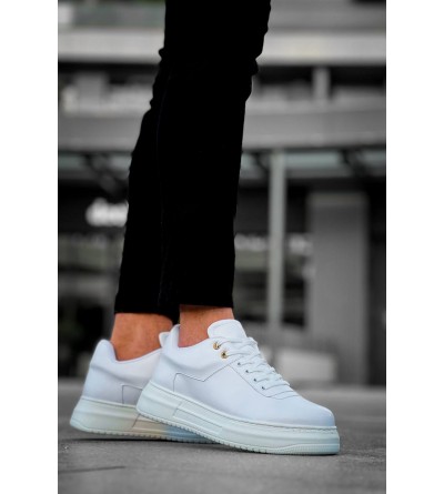 KB-X20 Kuback Beyaz Cilt Günlük Erkek Ayakkabı