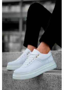 KB-X20 Kuback Beyaz Cilt Günlük Erkek Ayakkabı