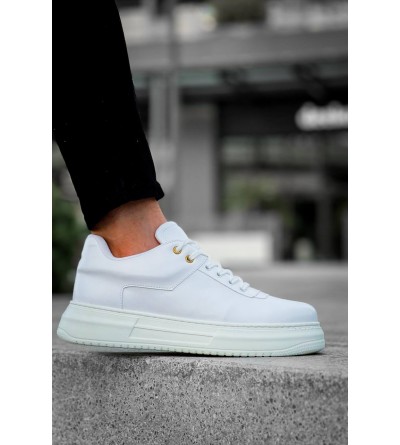 KB-X20 Kuback Beyaz Cilt Günlük Erkek Ayakkabı