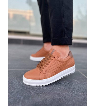 KB-DX2 Kuback Taba Deri Günlük Erkek Ayakkabı