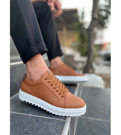 KB-DX2 Kuback Taba Deri Günlük Erkek Ayakkabı