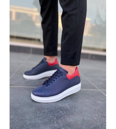 KB-DX3 Kuback Lacivert Deri Günlük Erkek Ayakkabı