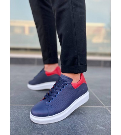 KB-DX3 Kuback Lacivert Deri Günlük Erkek Ayakkabı