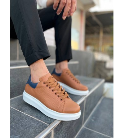 KB-DX3 Kuback Taba Deri Günlük Erkek Ayakkabı