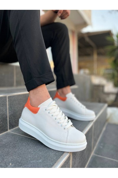 KB-DX3 Kuback Beyaz Deri Günlük Erkek Ayakkabı