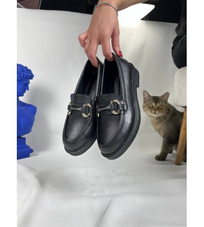 KB-801 Kuback Kömür Cilt Günlük Kadın Babet