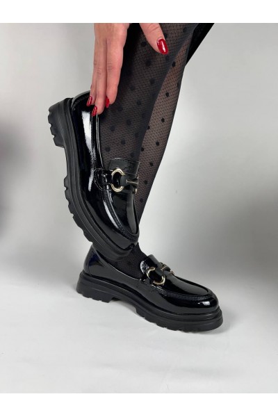 KB-ZN101 Kuback Kömür Rugan Günlük Kadın Babet KB-ZN101 Kuback Kömür Rugan Günlük Kadın Babet