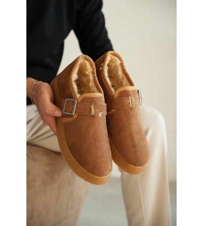 KB-KX1 Kuback Taba Kürklü Günlük Erkek Ayakkabı