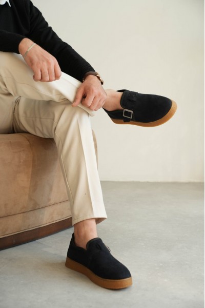 KB-KX1 Kuback Lacivert Kahve Taban Kürklü Günlük Erkek Ayakkabı KB-KX1 Kuback Lacivert Kahve Taban Kürklü Günlük Erkek Ayakkabı