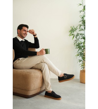 KB-KX1 Kuback Lacivert Kahve Taban Kürklü Günlük Erkek Ayakkabı KB-KX1 Kuback Lacivert Kahve Taban Kürklü Günlük Erkek Ayakkabı