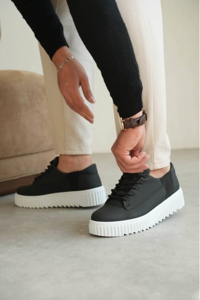 KB-X516 Kuback Siyah Cilt Günlük Erkek Ayakkabı KB-X516 Kuback Siyah Cilt Günlük Erkek Ayakkabı