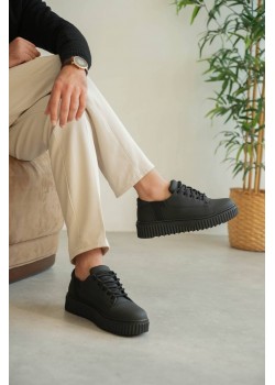 KB-X516 Kuback Kömür Cilt Günlük Erkek Ayakkabı