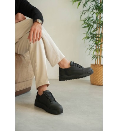 KB-X516 Kuback Kömür Cilt Günlük Erkek Ayakkabı KB-X516 Kuback Kömür Cilt Günlük Erkek Ayakkabı