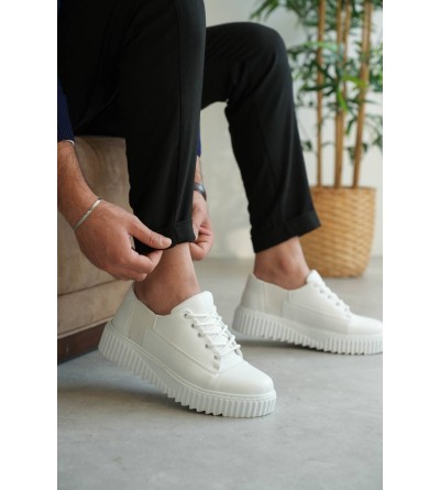 KB-X516 Kuback Beyaz Cilt Günlük Erkek Ayakkabı KB-X516 Kuback Beyaz Cilt Günlük Erkek Ayakkabı