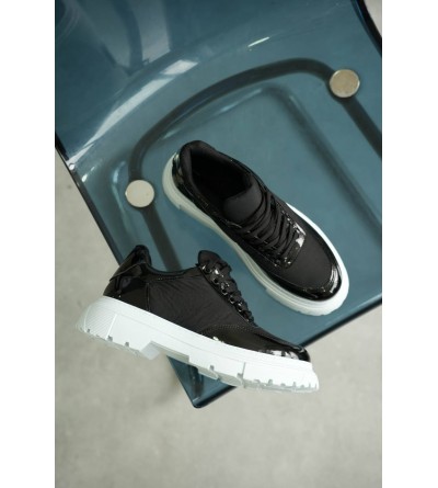 KB-X201 Kuback Siyah Rugan Paraşüt Günlük Erkek Ayakkabı