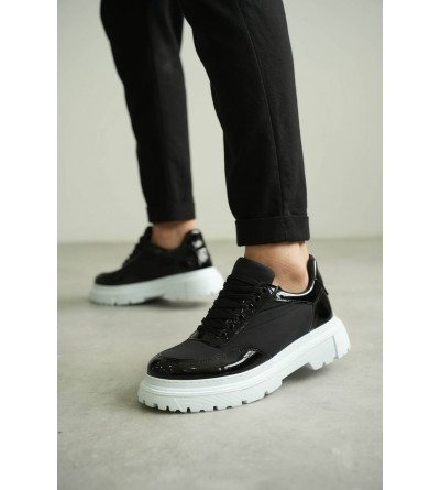 KB-X201 Kuback Siyah Rugan Paraşüt Günlük Erkek Ayakkabı