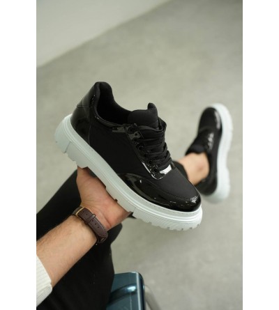 KB-X201 Kuback Siyah Rugan Paraşüt Günlük Erkek Ayakkabı