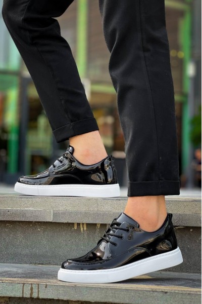 KB-X5 Kuback Siyah Rugan Günlük Erkek Ayakkabı KB-X5 Kuback Siyah Rugan Günlük Erkek Ayakkabı