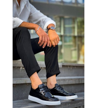 KB-X5 Kuback Siyah Rugan Günlük Erkek Ayakkabı