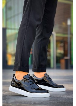 KB-X5 Kuback Siyah Rugan Günlük Erkek Ayakkabı