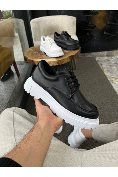 KB-X6 Kuback Siyah Cilt Günlük Erkek Ayakkabı