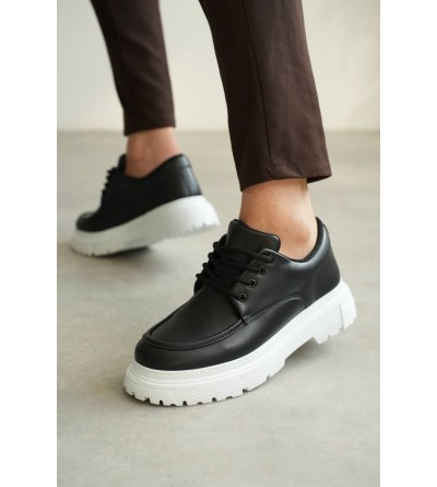 KB-X6 Kuback Siyah Cilt Günlük Erkek Ayakkabı